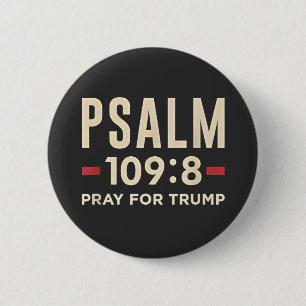Psalm 109:8 Be för Trump Religion invigning Knapp