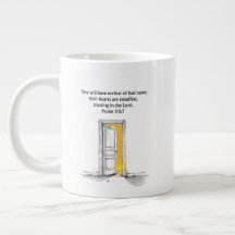 Psalm 112:7 Bibelvers Kristet Presentmugg
