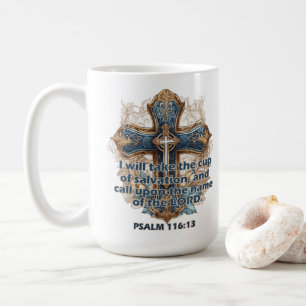 Psalm 116:13 Idéisk bibelform Kaffemugg