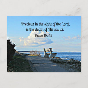 Psalm 116:15 vykort