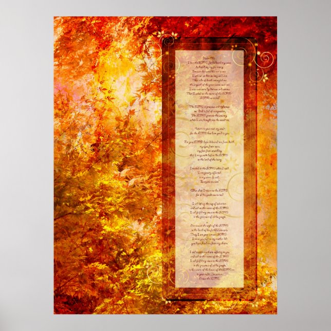 Psalm 116 poster (Framsidan)