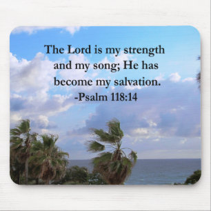 PSALM 118:14 SERENE OCEAN-FOTOKONSTRUKTION MUSMATTA