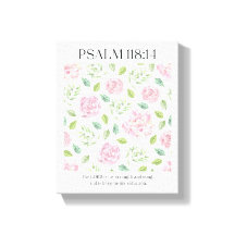 PSALM 118:1 Affisch - Herren är min styrka 