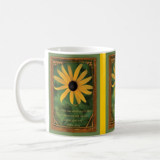 Psalm 118:24 Det här är dagen Kaffemugg (Vänster)
