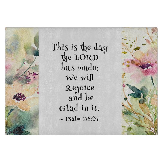 Psalm 118:24 Det här är dagen Lord Made Bible (Framsidan)