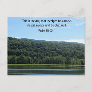 Psalm 118:24 Det här är dagen.. Vykort