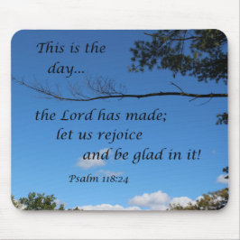Psalm 118:24 Det här är den dag då Herren har gjor Musmatta