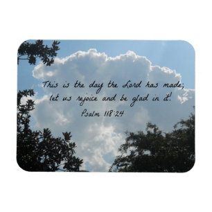 Psalm 118:24 Det här är den dag då Herren... Magnet