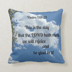 Psalm 118:24 Det här är den dag då Lord Hath Kudde
