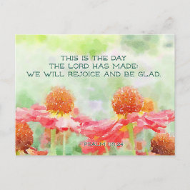 Psalm 118:24 Det här är den dag som Herren har gjo Vykort