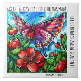 Psalm 118:24 kakelplatta