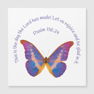 Psalm 118:24 och Butterfly med vattenfärg