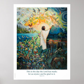 Psalm 118:24 Poster, det här är dagen Poster