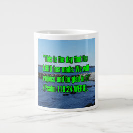 Psalm 118:24 WEBU Mugg Jumbo Mugg