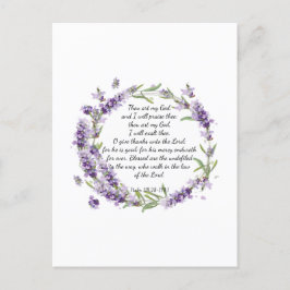 Psalm 118: 28-119:1 vykort