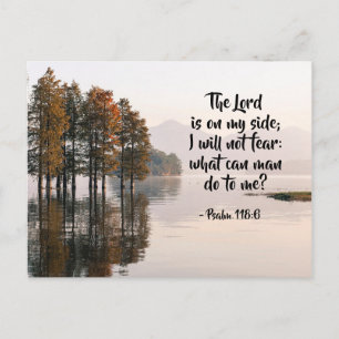 Psalm 118:6 Herren är på min sida.. Vykort