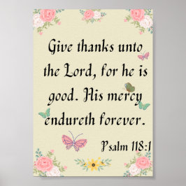 Psalm 118 Poster