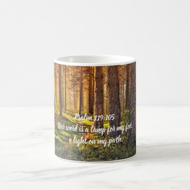 Psalm 119:105 kaffemugg (Center)