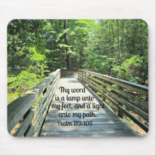 Psalm 119:105 Thy ord är en lampa... Musmatta