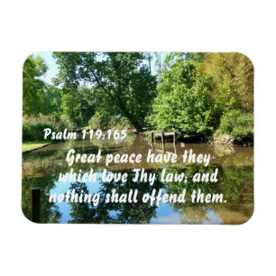 Psalm 119:165 Underbar fred har de som kärlek thy Magnet