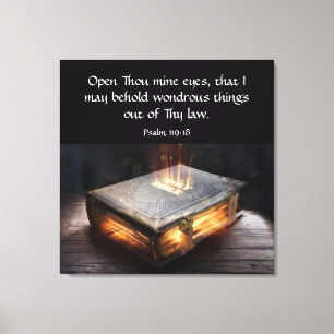 Psalm 119:18 canvastryck