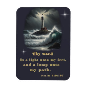 Psalm 119 Bibelverv Magnet