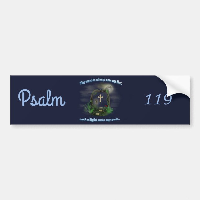 Psalm 119 bildekal (Framsidan)