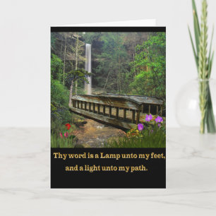 Psalm 119 Christian Card Helgkort