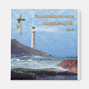 Psalm 119 Christian fyr Magnet