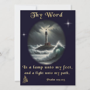 Psalm 119 julkort