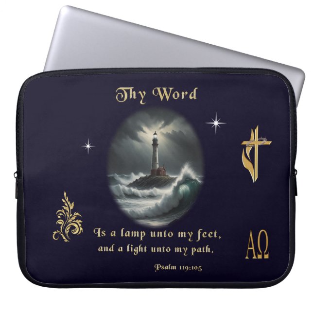 Psalm 119 laptop fodral (Framsidan)