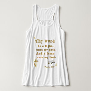 Psalm 119 linne med racerback