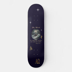 Psalm 119 mini skateboard bräda 18,5 cm