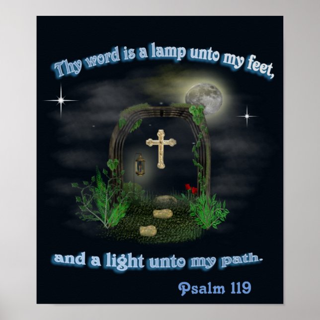 Psalm 119 poster (Framsidan)