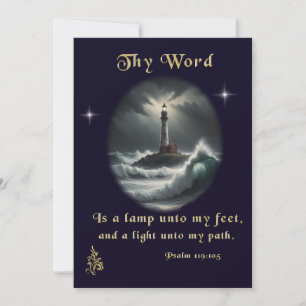 Psalm 119 tack kort