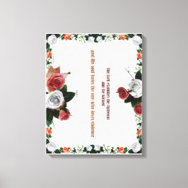 Psalm 11:5, inget våld canvastryck