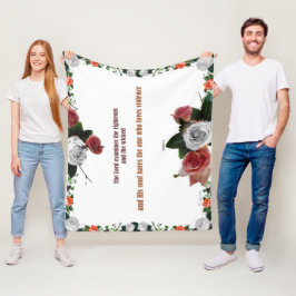 Psalm 11:5, inget våld fleecefilt