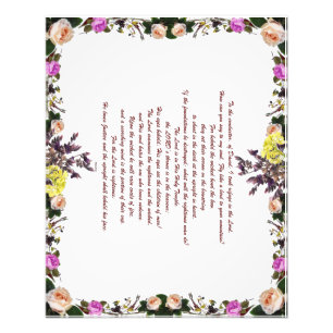 Psalm 11, Fly som en fågel till ditt berg, Fototryck