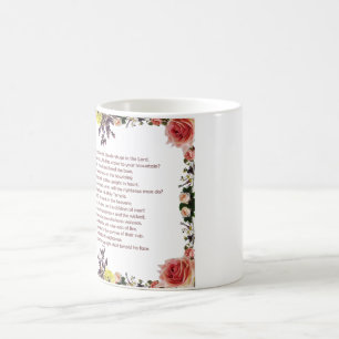 Psalm 11 Scripture Art - Trust in the Lord Magisk Mugg