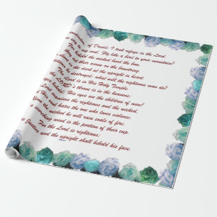 Psalm 11 Scripture Art - Trust in the Lord Presentpapper