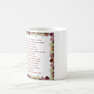 Psalm 11, Scripture, Bible Verse Magisk Mugg