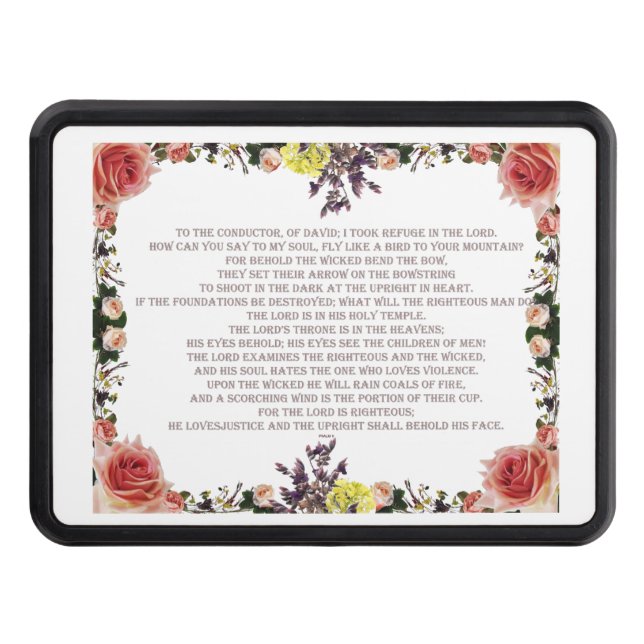 Psalm 11, The Lord Loved Justice Dragkroksskydd (Framsidan)