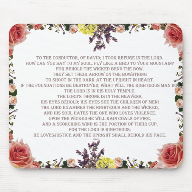 Psalm 11, The Lord Loved Justice Musmatta (Framsidan)