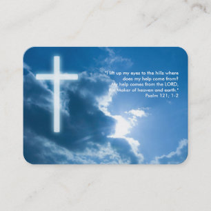 Psalm 121; 1-2 - Kristen visitkort