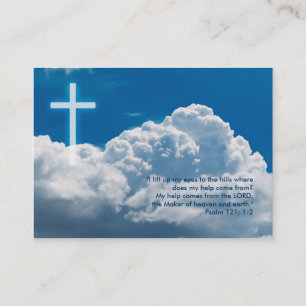 Psalm 121; 1-2 - Kristen visitkort