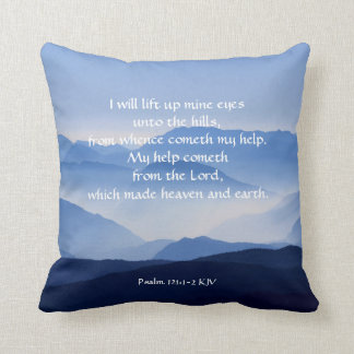 Psalm 121:1-2 Min hjälp kommer från LORD Kudde