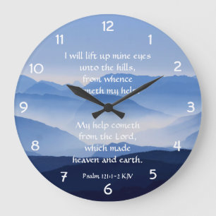 Psalm 121:1-2 Min hjälp kommer från LORD Stor Klocka
