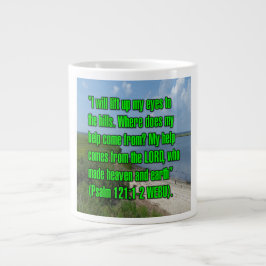 Psalm 121:1-2 WEBU Mug Jumbo Mugg