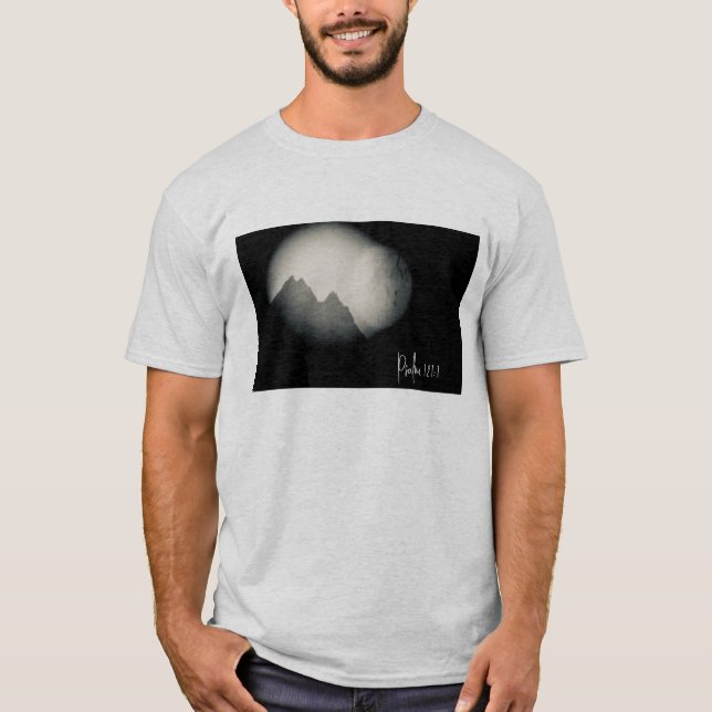 Psalm 121:1 t shirt (Framsida)