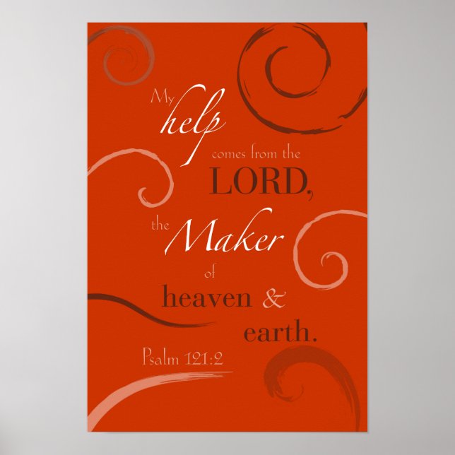 Psalm 121:2 poster (Framsidan)